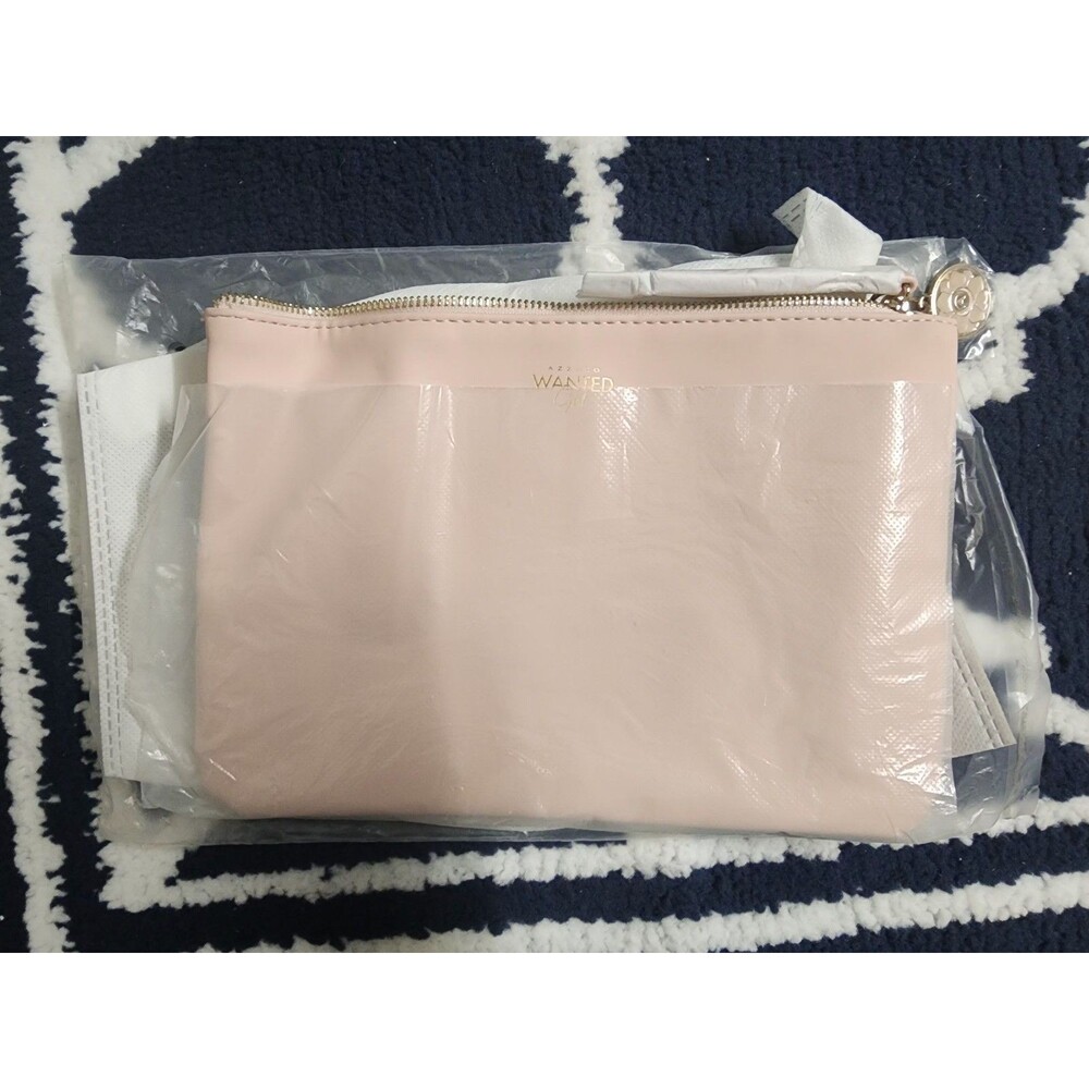 Azzaro Wanted Girl Pink Faux Leather Pouch/Purse/Make Up Bag  NEW
